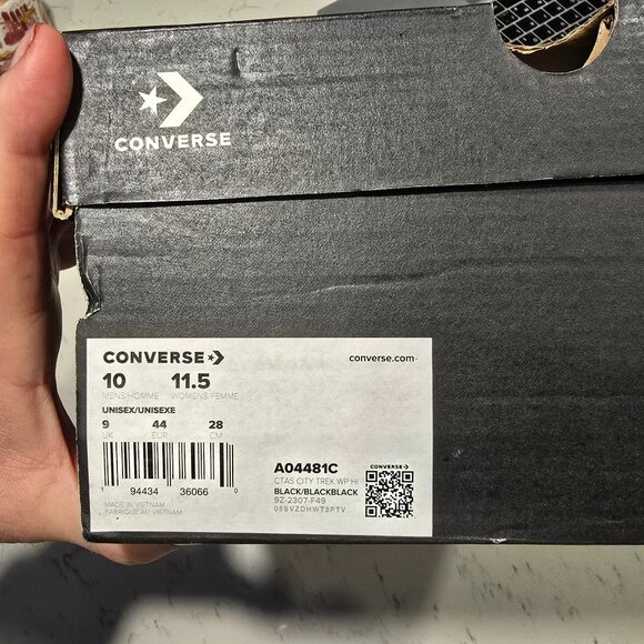 NEW CONVERSE City Trek TERRAIN HI Waterproof Leather Boots Shoes Mens Sz 10 NEW - Picture 8 of 8